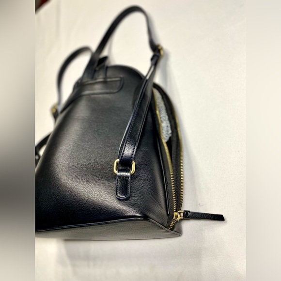 Backpack Black Classic partly suede Bag - Picture 15 of 17